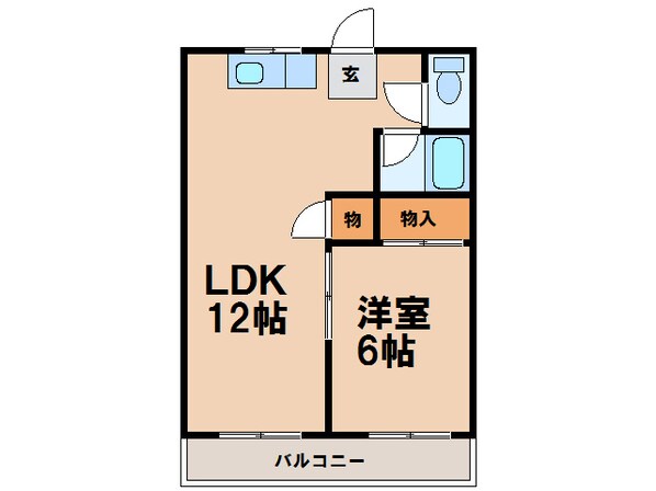 ラビットハウスの物件間取画像